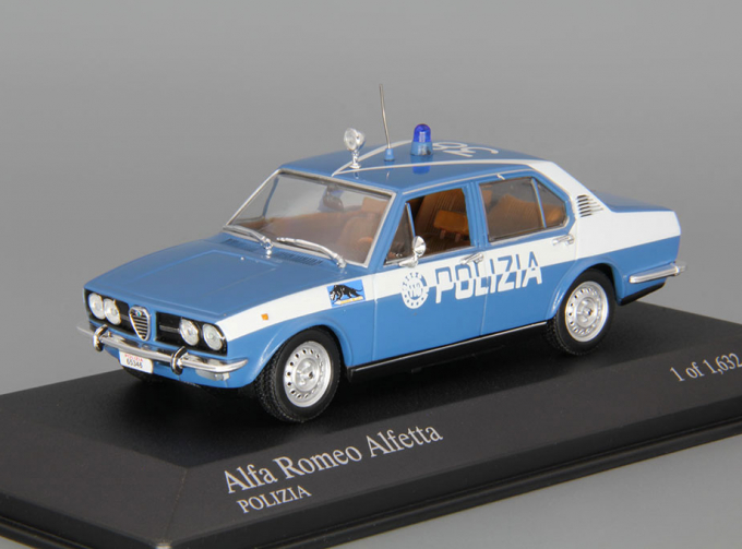 ALFA ROMEO Alfetta 1.8 Polizia (1972), blue / white