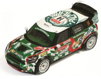 MINI JOHN COOPER WORKS 14 P.Nobre/E.Paula Rally Monte Carlo 2012, green