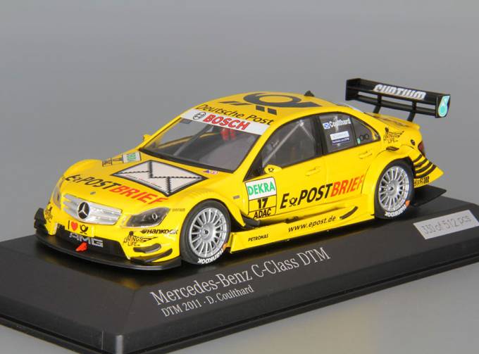 MERCEDES-BENZ C-Class DTM Deutsche Post-AMG-Mercedes D. Coulthard, yellow