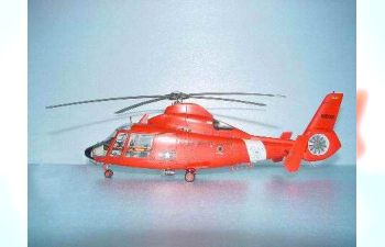 Сборная модель Американский спасательный вертолет US HH-65A Dolphin