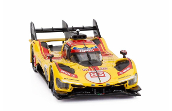 FERRARI 499p 3.0l Turbo V6 Team Af Corse №83 Winner 24h Le Mans (2025) Robert Kubica - Phil Hanson - Yifei Ye, Yellow Red