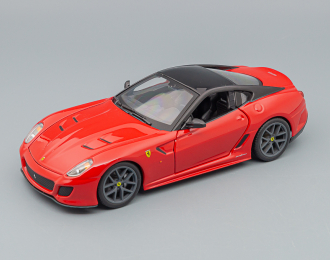 FERRARI 599 Gto (2010) - Con Vetrina - With Showcase, Red Black