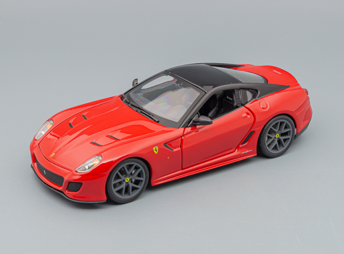 FERRARI 599 Gto (2010) - Con Vetrina - With Showcase, Red Black