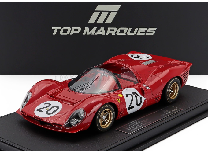 FERRARI 330p4 4.0l V12 Spider Team Spa Ferrari Sefac №20 24h Le Mans Chris Amon - Nino Vaccarella (1967), Red