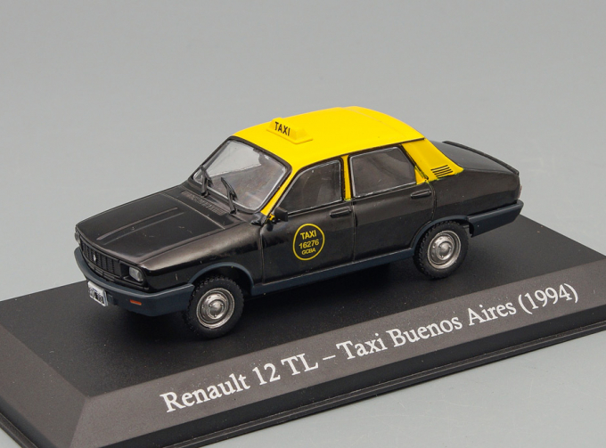 RENAULT 12 TL Taxi 1994 черный с желтым