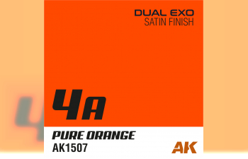 Краска акриловая Dual Exo 4A - Pure Orange, 60ml