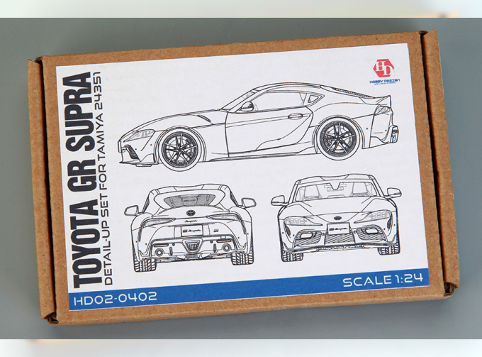 1/24 Toyota GR Supra Detail-up Set For Tamiya 24351（PE+Metal parts+Resin+Metal Logo）