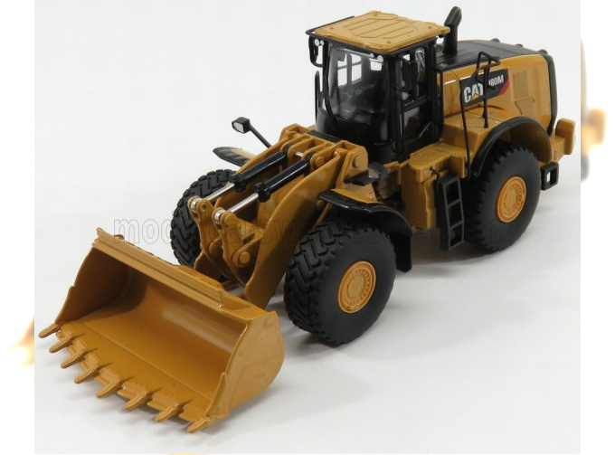 CATERPILLAR Cat980k Ruspa Gommata - Scraper Tractor Wheel Loader, Yellow Black