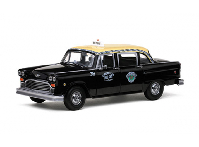 CHECKER Marathon (Dallas, 1963), Collection Les Taxis du monde, black / beige