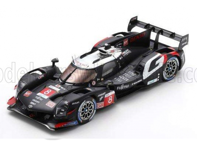 TOYOTA Gr010 3.5l V6 Turbo Hybrid Team Gazoo Racing №8 24h Le Mans (2024) Sebastian Buemi - Brendon Hartley - Ryo Hirakawa, Black