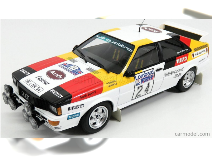 AUDI Quattro 24 RAC Rally №24 DEMUTH - DANIELS - LOMBARD (1982), white