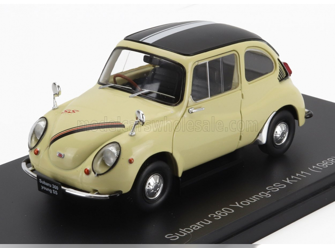 SUBARU 360 Young Ss K111 (1968), Cream Black