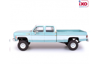 CHEVROLET Silverado K30 Crew Cab Fleetside Lifted (1978), light blue/white