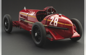 Сборная модель ALFA ROMEO F1 8c 2300 Monza №28 Winner Monaco Gp 1932 Tazio Nuvolari, Red