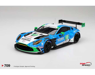 Aston Martin Vantage GT3 EVO #19 Van Der Steur Racing Daytona 24 hrs, white/blue 2025