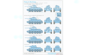 Сборная модель T-34/76 MOD.1943 w/COMMANDER CUPOLA NO.183 FACTORY