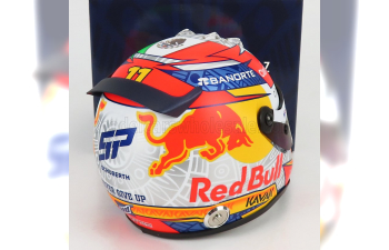 SCHUBERTH HELMET F1 Casco Helmet Rb18 Team Oracle Red Bull Racing N11 Season 2022 Sergio Perez, Yellow Grey