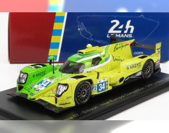 ORECA Gibson 07 Gk428 4.2l V8 Team Inter Europol Competition N34 24h Le Mans (2022) J.Smiechowski - A.Brundle - E.Gutierrez, Light Green Yellow