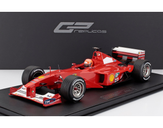 FERRARI F1 F2000 №3 World Champion Winner Japan Suzuka Gp (with Pilot Figure) (2000) Michael Schumacher, Red White