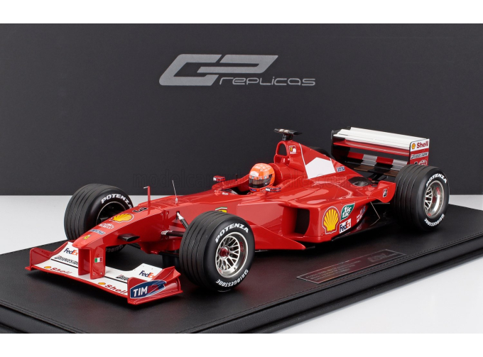 FERRARI F1 F2000 №3 World Champion Winner Japan Suzuka Gp (with Pilot Figure) (2000) Michael Schumacher, Red White