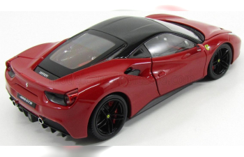 FERRARI 488 Gtb Coupe 2015, Red Black