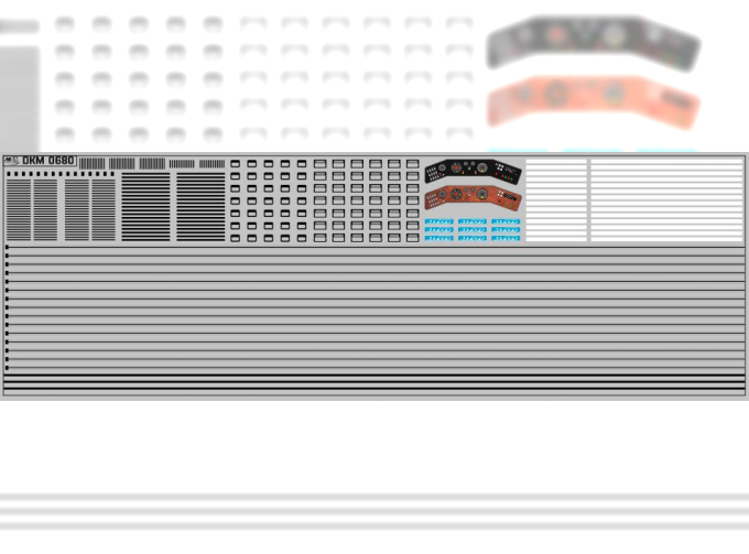 Набор декалей для доработки Икарус 250 (200х70)