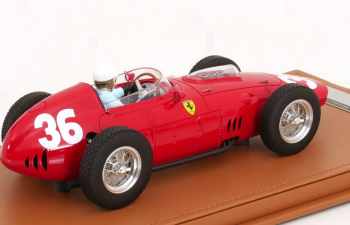 FERRARI F1 Dino 246/256 Team Scuderia Ferrari №36 Monaco Gp (with Pilot Figure) (1960) Philip Hill, Red