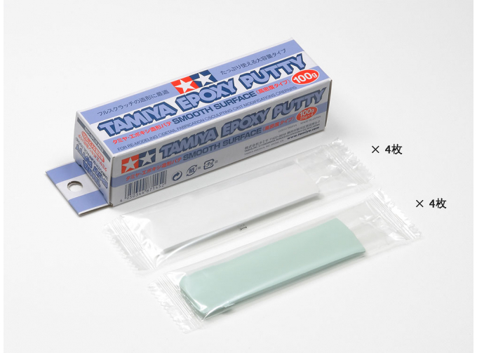 Эпоксидная шпатлевка, 100г / Tamiya Epoxy Putty (Smooth, 100g)