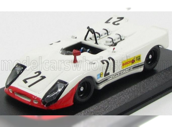 PORSCHE 908/2 Flunder Spider N 21 Hockenheim 1970 Niki Lauda, White Red