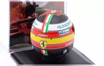 MINI HELMET №55 FERRARI SF21 6th Italy GP Formula 1 Carlos Sainz jr. (2021)