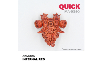 Маркер QUICK MARKER - Адский красный / Infernal Red