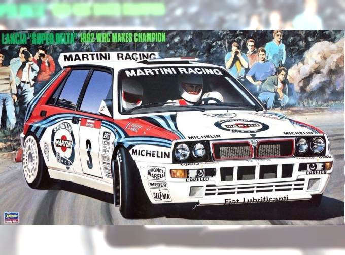 Сборная модель LANCIA Delta Hf Integrale Martini N 3 Rally Tour De Corse 1992 D.auriol - B.occelli - N 7 Rally Tour De Corse Bugalski - Giraudet