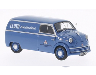 LLOYD LT500 Customer Service "Kundendienst" 1955 Blue
