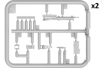 Сборная модель Austin Armoured Car 3rd Series: German, Austro-Hungarian, Finnish Service. Interior Kit