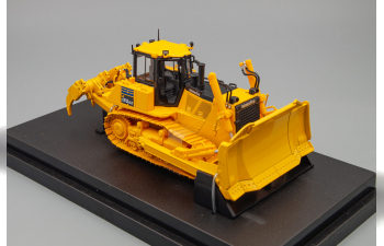 KOMATSU D155ax Bulldozer Ruspa Cingolata - Scraper Tractor, Yellow Black