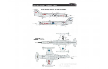 Сборная модель F-104A/C USAF Starfighter