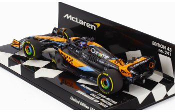 McLAREN F1 Mcl60 Team Mclaren №81 Hungarian Gp (2023) Oscar Piastri, White Orange Black