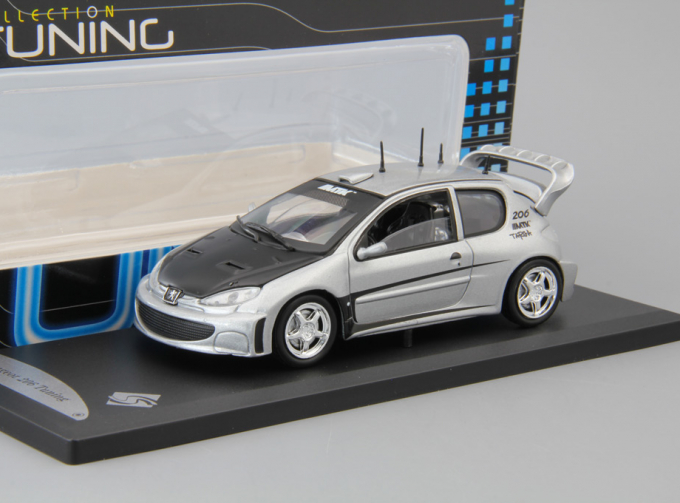 PEUGEOT 206 Tuning, silver / black