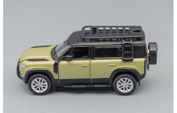 LAND ROVER Defender 110, green / black с набором деталей для тюнинга