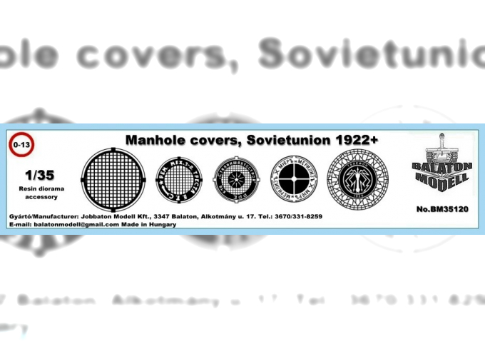 Manhole covers, Sovietunion 1922+(RIM)