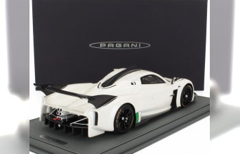 PAGANI Huayra R (2021) - Con Vetrina - With Showcase, Bianco Benny - White Black