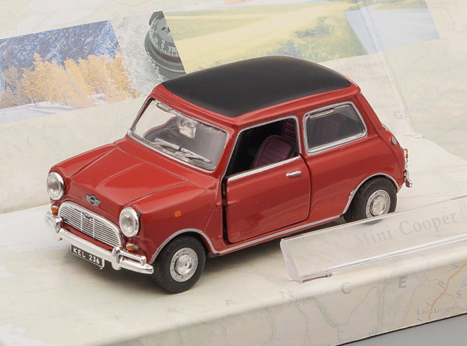 MINI Cooper, dark red / black roof