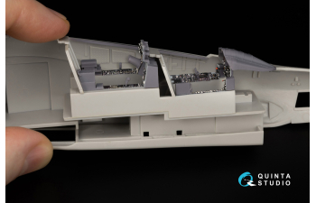 3D Декаль интерьера кабины RF-4C Phantom II (late без DMAS) (Hasegawa) (малая версия) (с 3D-печатными деталями)