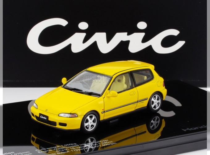 HONDA Civic Sir Ii Eg6 Vtec (1993), yellow