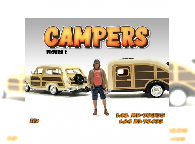 FIGURES MAN CAMPERS - FIGURE II, PINK GREY BLUE