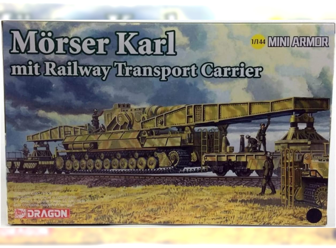 Сборная модель MORSER KARL mit RAILWAY TRANSPORT CARRIER