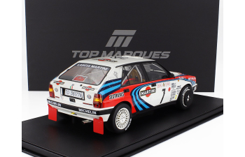 LANCIA Delta Hf Integrale Martini 16v №7 Winner Rally Montecarlo (1990) D.Auriol - B.Occelli, White Red Blue