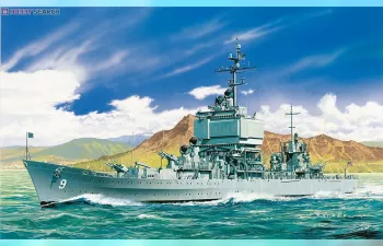 Сборная модель U.S.S. Long Beach CGN-9