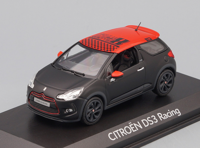 CITROEN DS3 Racing S.Loeb 2012, Matt Black with Red Roof