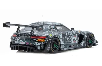 MERCEDES-BENZ Amg Gt3 Evo 6.2l V8 Team Madpanda Motorsport №90 24h Spa (2024) Ezequiel Perez Companc - Alain Valente - Patrick Assenheimer - Karol Basz, Black White